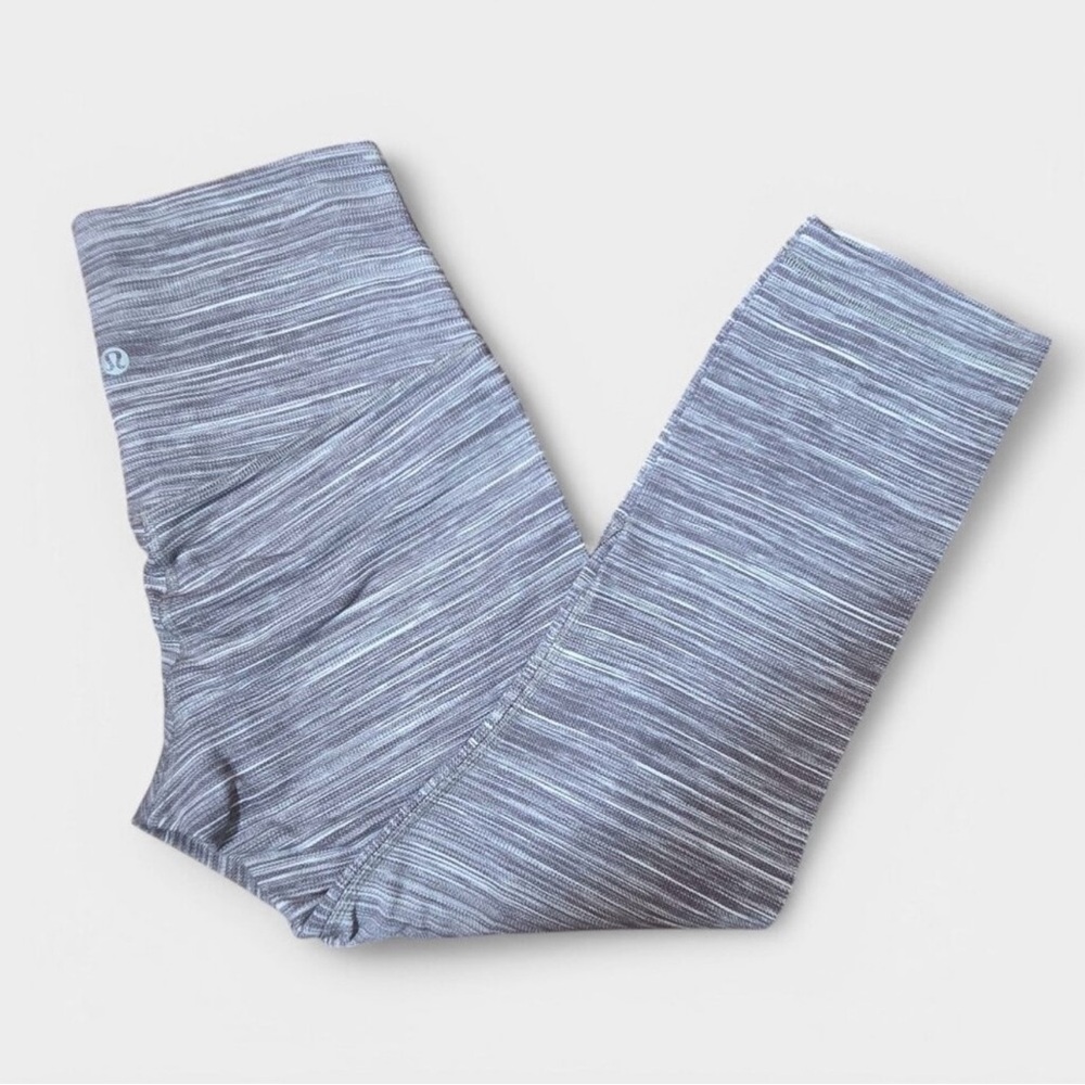 Lululemon Wunder Train High-Rise Crop 23"
Leggings Gray Heather Workout Yoga 6
